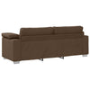 Sofa med pude Brun 219 x 77 x 82 cm Stof
