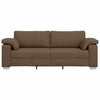 Sofa med pude Brun 219 x 77 x 82 cm Stof