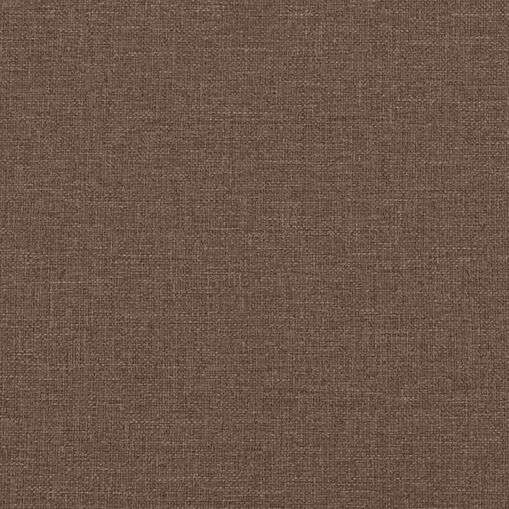 Sofa med pude Brun 219 x 77 x 82 cm Stof