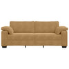 3-personers sofa 178 cm fløjl brun