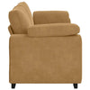 3-personers sofa 178 cm fløjl brun