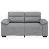 2-personers sofa 120 cm stof lysegrå