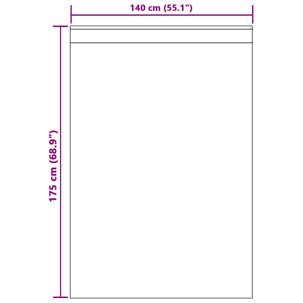 Voile Gardin 2 pcs Sandfarvet 175 x 140 cm Polyester