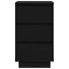 sengeborde med LED-lys 38x34x65 cm sort - Flotthjem