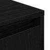 sengeborde med LED-lys 38x34x65 cm sort - Flotthjem