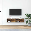 tv-skabe 2 stk. 60x31x25,5 cm konstrueret træ røget egetræ