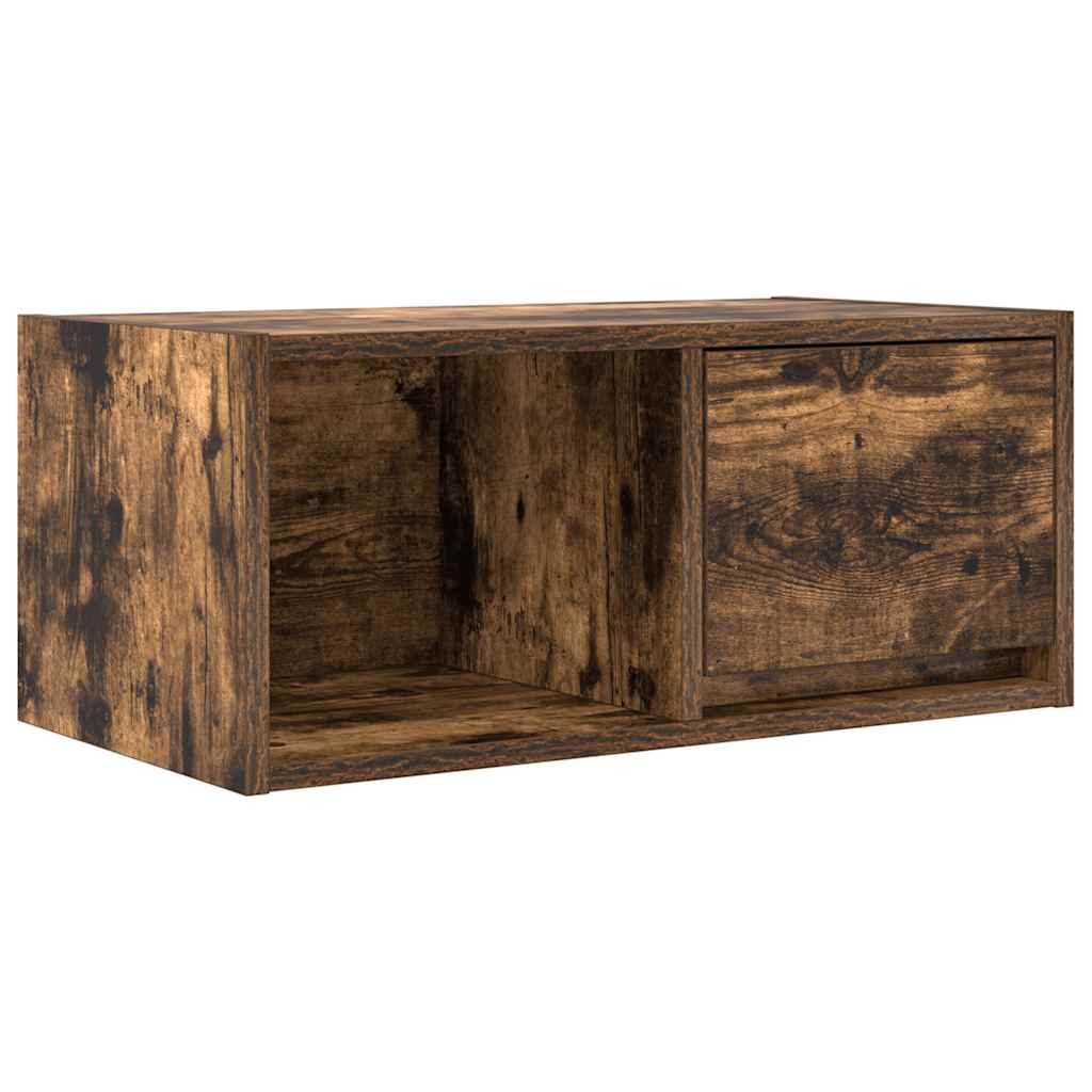 tv-skabe 2 stk. 60x31x25,5 cm konstrueret træ røget egetræ