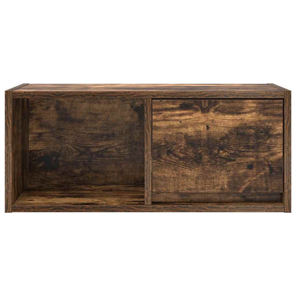 tv-skabe 2 stk. 60x31x25,5 cm konstrueret træ røget egetræ