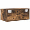 tv-skabe 2 stk. 60x31x25,5 cm konstrueret træ røget egetræ