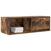 tv-skabe 2 stk. 80x31x25,5 cm konstrueret træ røget egetræ