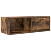 tv-skabe 2 stk. 80x31x25,5 cm konstrueret træ røget egetræ