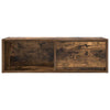 tv-skabe 2 stk. 80x31x25,5 cm konstrueret træ røget egetræ