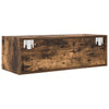 tv-skabe 2 stk. 80x31x25,5 cm konstrueret træ røget egetræ