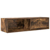 tv-skabe 2 stk. 100x31x25,5 cm konstrueret træ røget egetræ