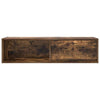 tv-skabe 2 stk. 100x31x25,5 cm konstrueret træ røget egetræ