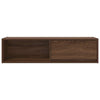 tv-borde 2 stk. 100x31x25,5 cm konstrueret træ brunt egetræ