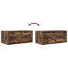 tv-skabe 2 stk. 60x31x25,5 cm konstrueret træ røget egetræ