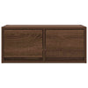 tv-bord 60x31x25,5 cm konstrueret træ brun egetræsfarve