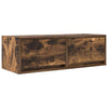tv-skabe 2 stk. 80x31x25,5 cm konstrueret træ røget egetræ