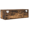 tv-skabe 2 stk. 80x31x25,5 cm konstrueret træ røget egetræ