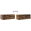 tv-skabe 2 stk. 80x31x25,5 cm konstrueret træ røget egetræ