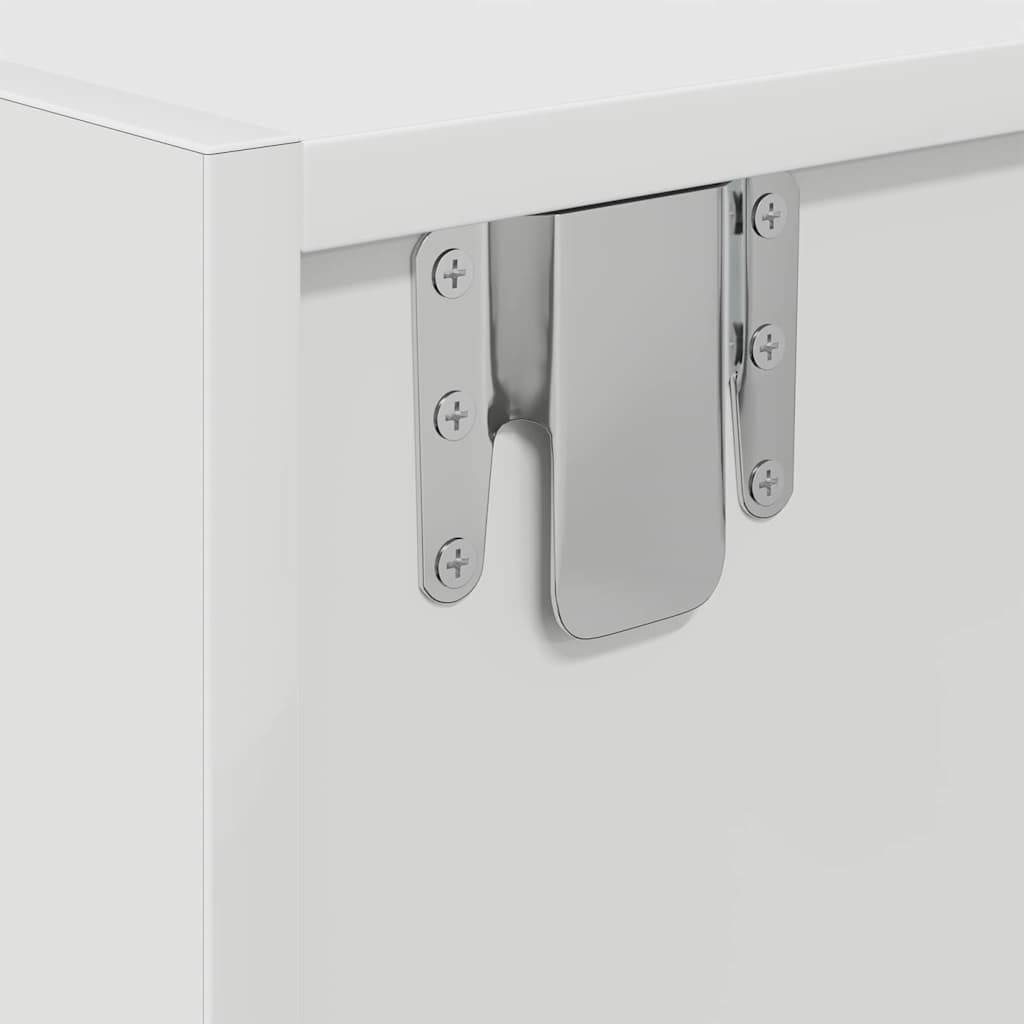 TV-skab med skuffe Hvid 100 x 31 x 25,5 cm Konstrueret træ