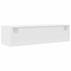 TV-skab med skuffe Hvid 100 x 31 x 25,5 cm Konstrueret træ