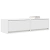 TV-skab med skuffe Hvid 100 x 31 x 25,5 cm Konstrueret træ