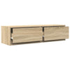 TV-skab med skuffe Sonoma-eg 100 x 31 x 25,5 cm Konstrueret træ