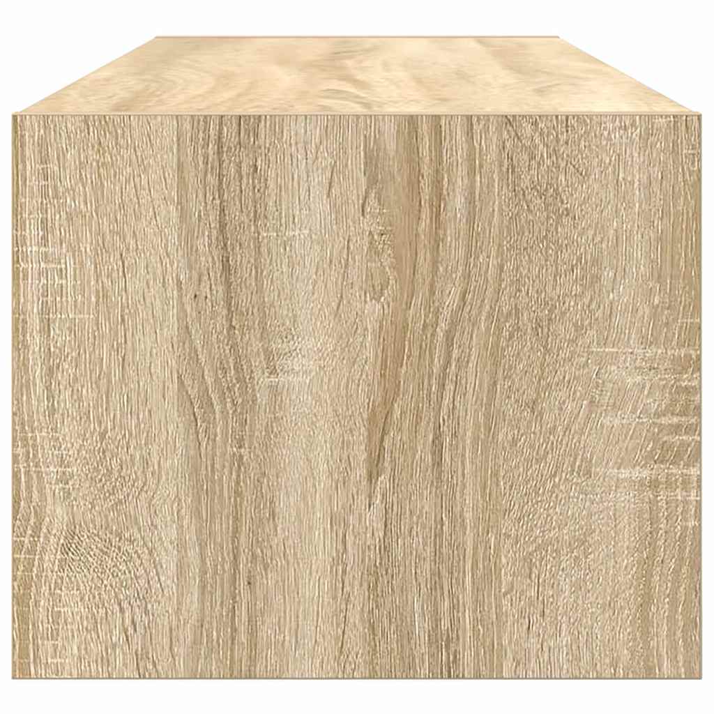 TV-skab med skuffe Sonoma-eg 100 x 31 x 25,5 cm Konstrueret træ