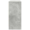 skænk med skuffe 80x34x76 cm konstrueret træ betongrå