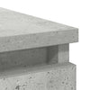 skænk med skuffe 71x35x65 cm konstrueret træ betongrå