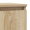 skænk med skuffe 71x35x84 cm konstrueret træ sonoma-eg
