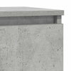 skænk med skuffe 71x35x84 cm konstrueret træ betongrå