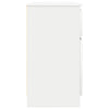 skænk med skuffe 71x35x65 cm konstrueret træ hvid