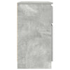 skænk med skuffe 71x35x65 cm konstrueret træ betongrå