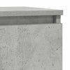 skænk med skuffe 71x35x65 cm konstrueret træ betongrå