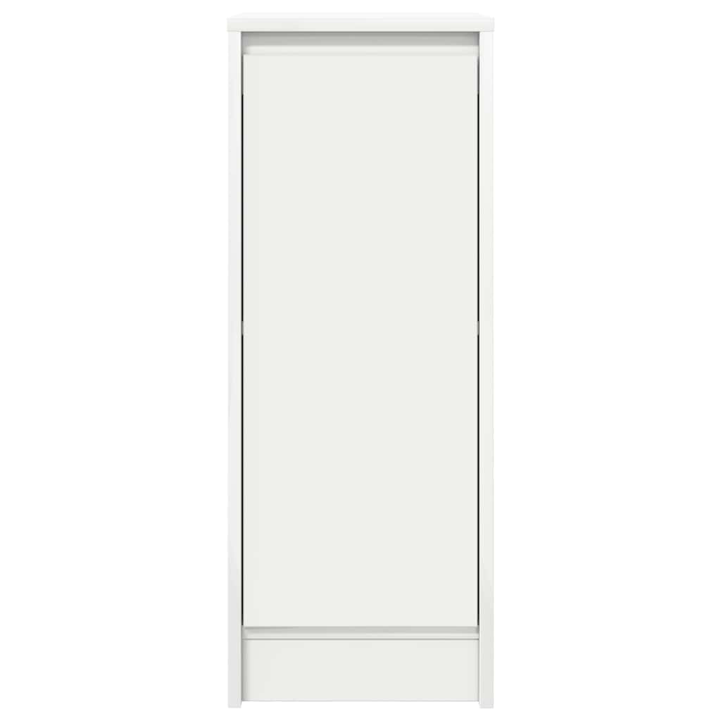 skænk 29,5x34x76 cm konstrueret træ hvid