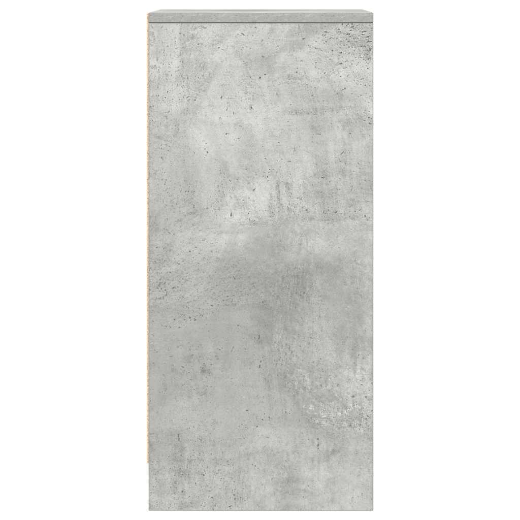 skænk 29,5x34x76 cm konstrueret træ betongrå