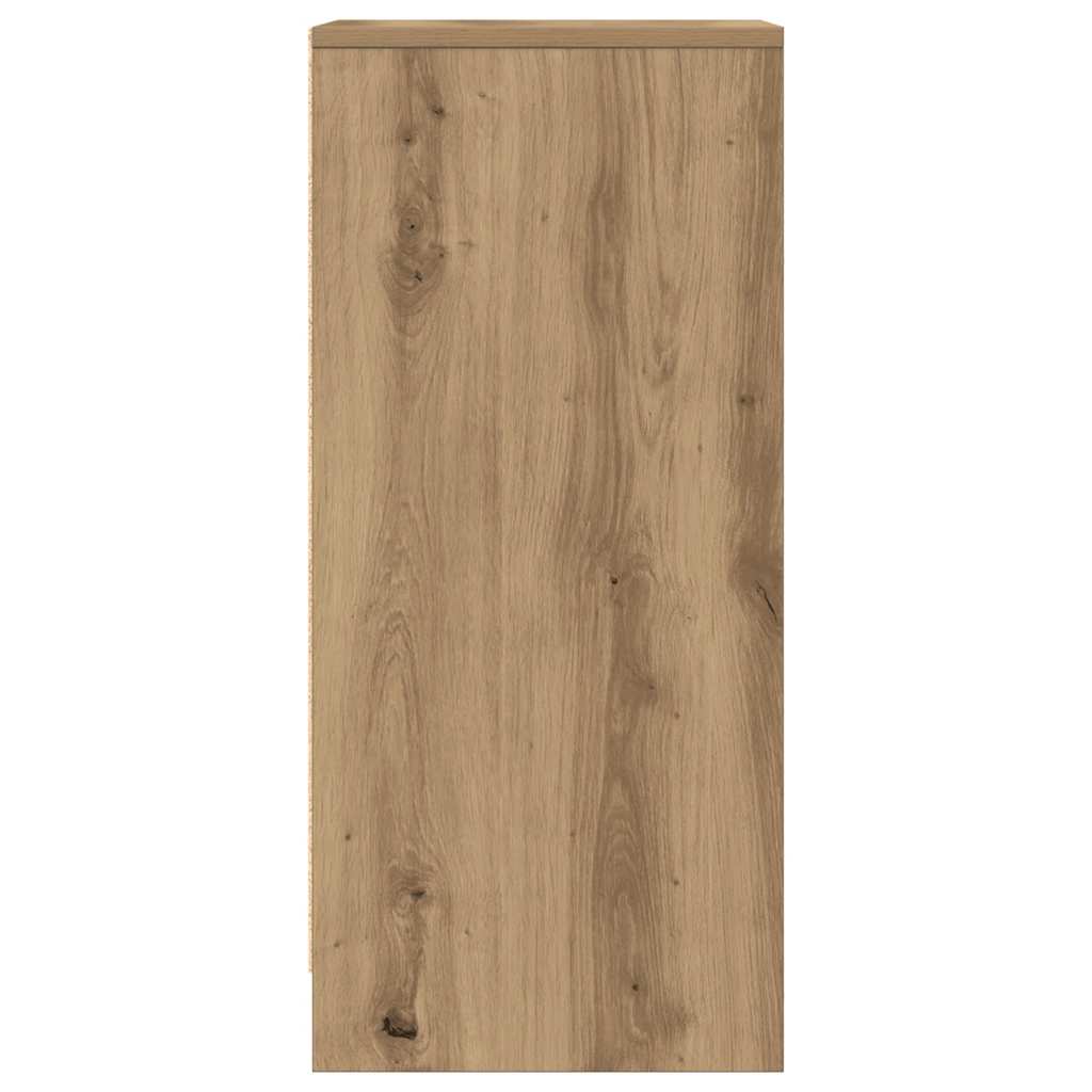 skænk 29,5x34x76 cm konstrueret træ kunsteg