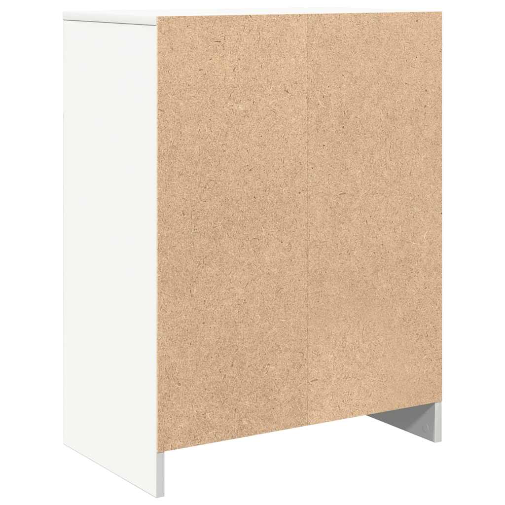 skænk 57x34x76 cm konstrueret træ hvid