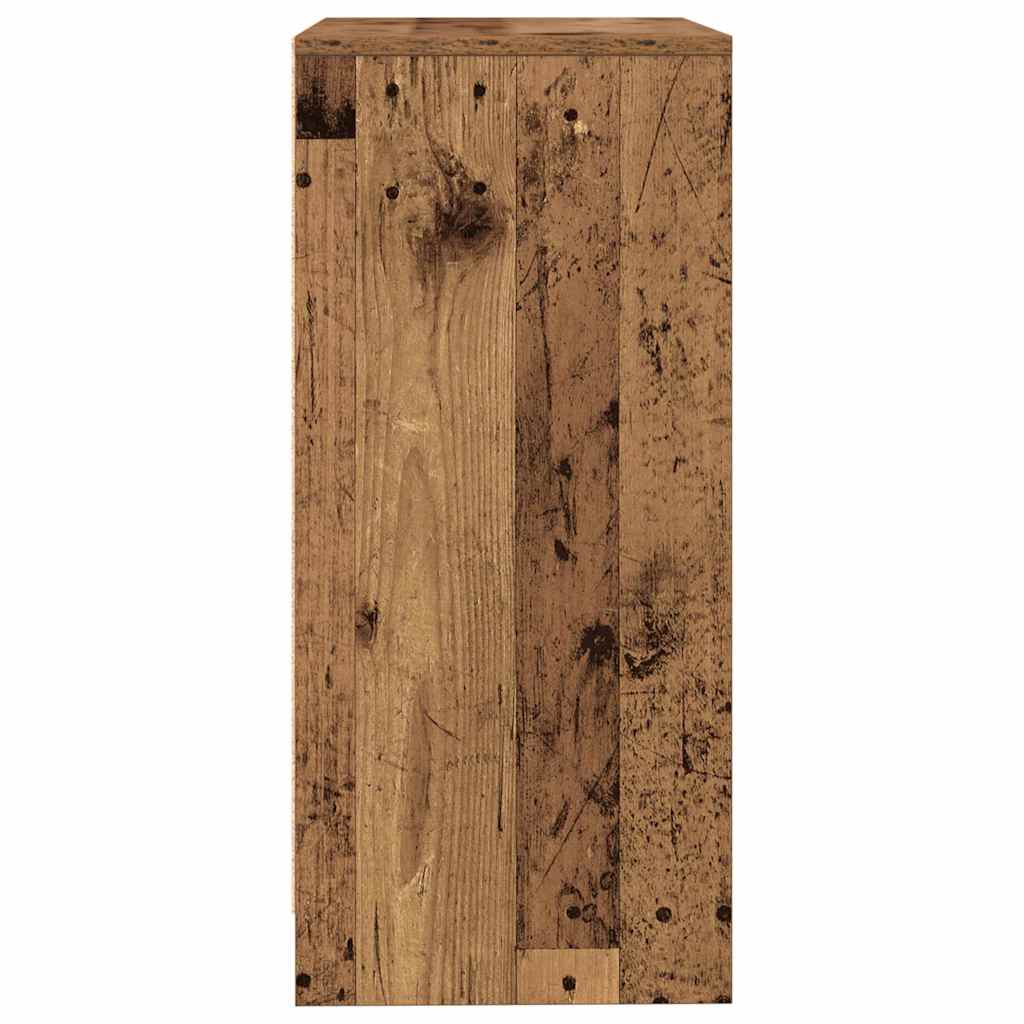 skænk 57x34x76 cm konstrueret træ antikt træ