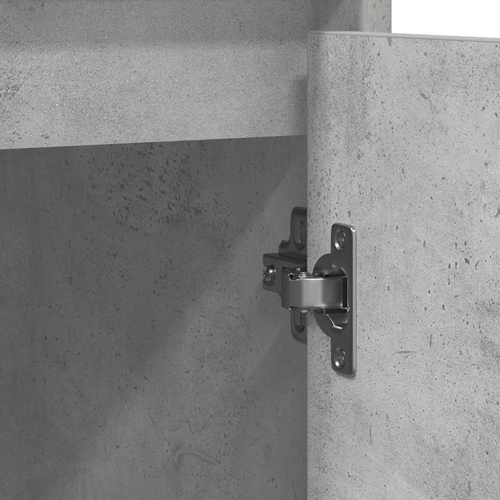 skænk 85x34x76 cm konstrueret træ betongrå