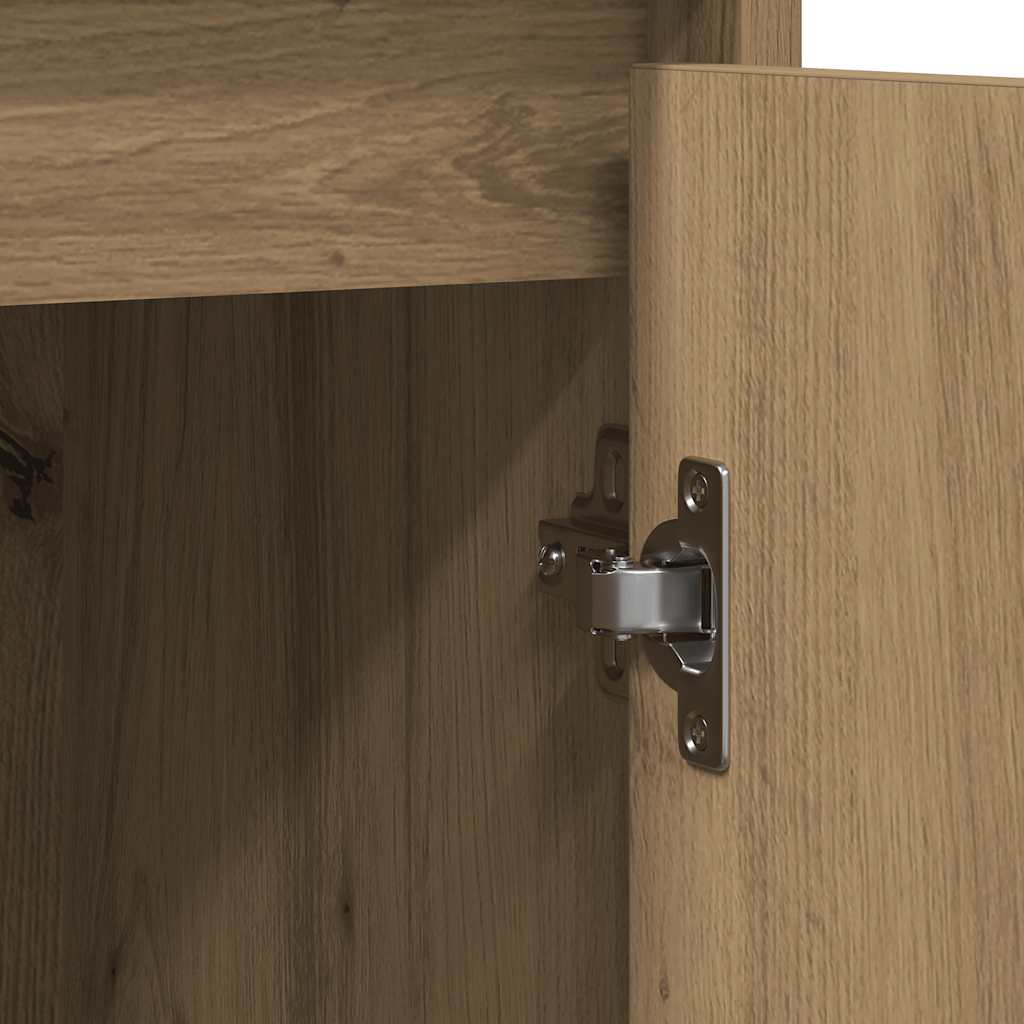 skænk 85x34x76 cm konstrueret træ kunsteg