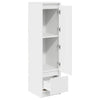 højskab 29,5x34x119,5 cm konstrueret træ hvid