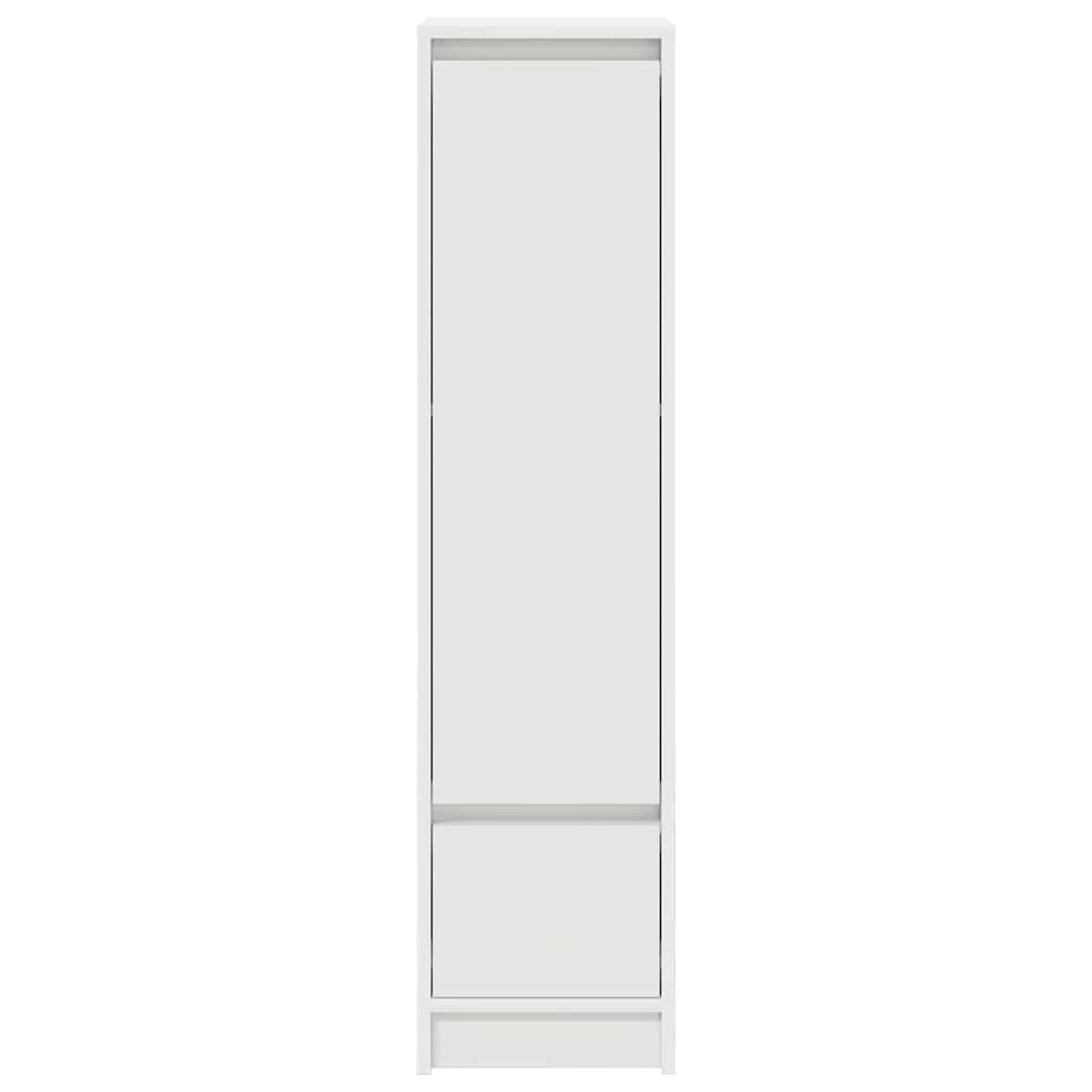 højskab 29,5x34x119,5 cm konstrueret træ hvid