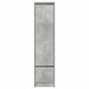 højskab 29,5x34x119,5 cm konstrueret træ betongrå