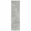højskab 29,5x34x119,5 cm konstrueret træ betongrå