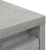 højskab 29,5x34x119,5 cm konstrueret træ betongrå