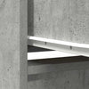 højskab 29,5x34x119,5 cm konstrueret træ betongrå